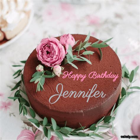 Making A Happy Birthday Cake For Jennifer